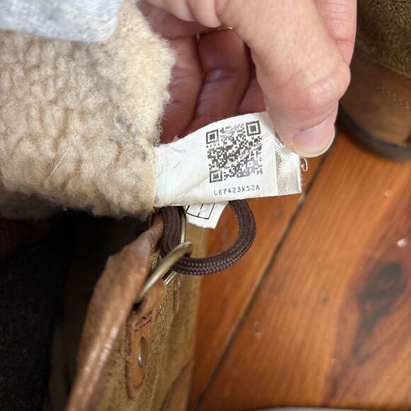 UGG Cecile Brown Waterproof Leather Ankle Duck Boots Fur Felt Lined Size 7 - Picture 3 of 9